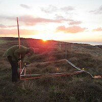 Sunset at Te Tumu Kaituna 7b2 ecological restoration project