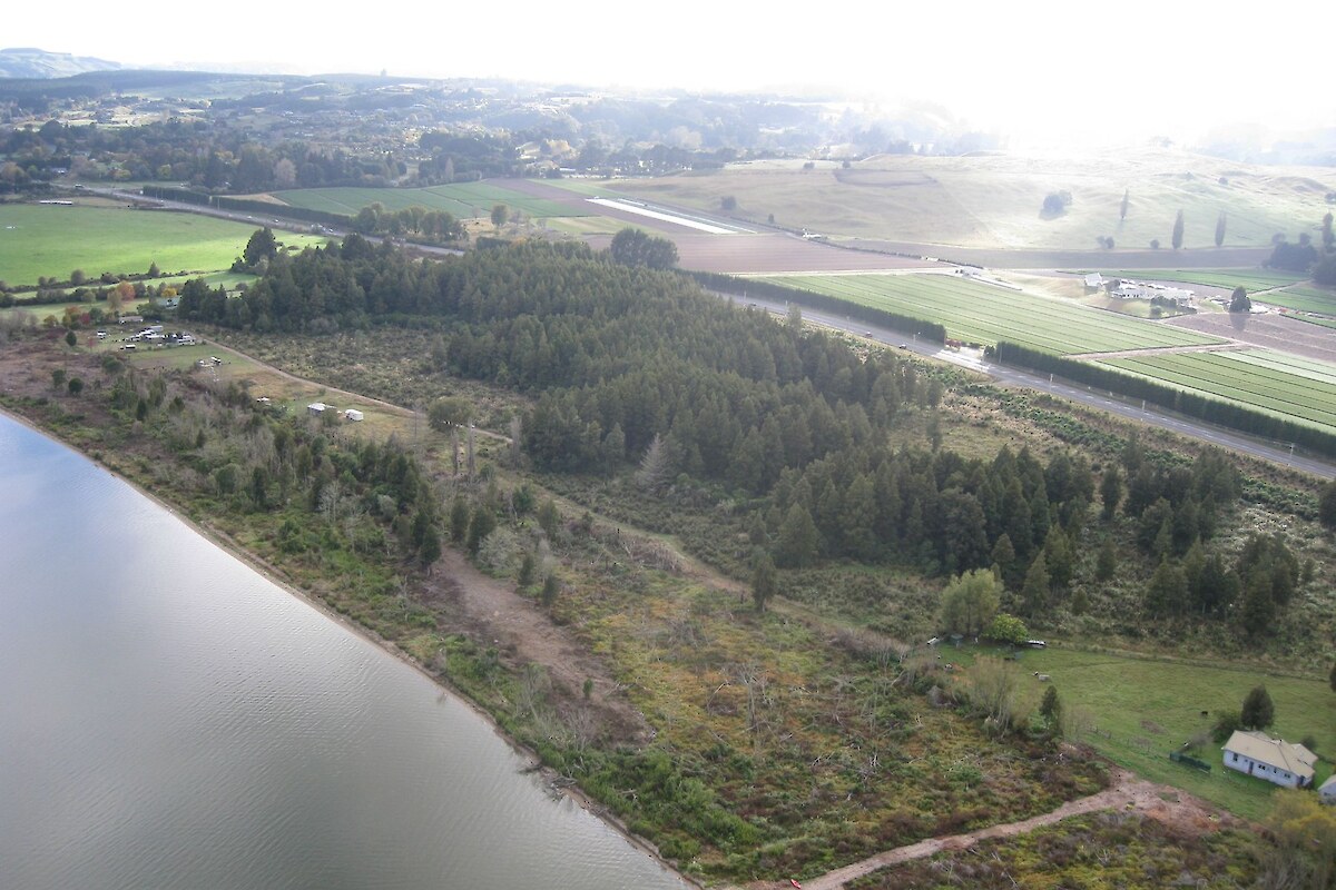 Aerial view showing the extensive restoration works which have been undertaken between 2005 and 2010 (April 2010)