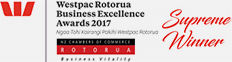 Westpac Rotorua Business Excellence Awards Supreme Winner